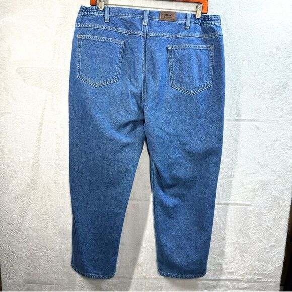 L.L. Bean Flannel Lined‎ Comfort Waist Jeans Bake Denim Men’s 42x29 - Picture 6 of 7
